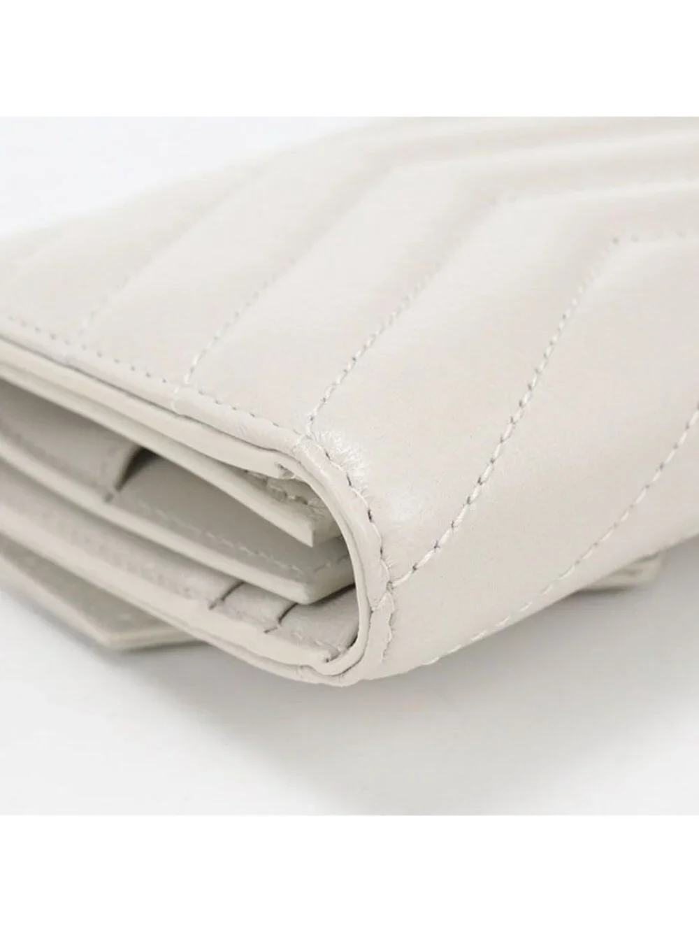 ★SOLD★ Saint Laurent Multi Fold Wallet Cassandra Trifold Leather - Picture 7 of 7